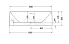 DURAVIT Wanna wolnostojąca DuraFoga 1800 800 x 475 mm biała | 700574000000000